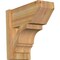 Ekena Millwork Balboa Slat Rough Sawn Outlooker, Western Red Cedar, 8"W x 16"D x 16"H OUT08X16X16BOA06RWR - alternate 1